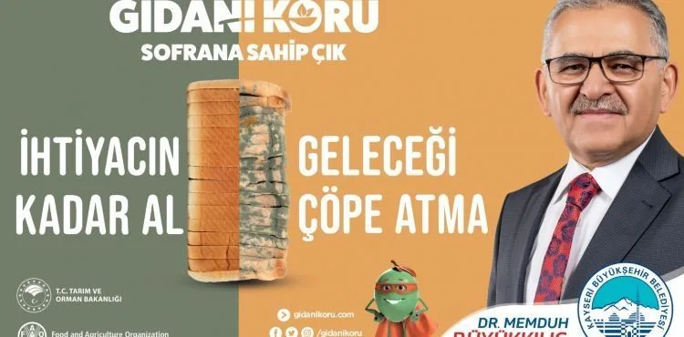 KAYSERİ, GIDASINA SAHİP ÇIKIP İSRAFA KARŞI DURDU