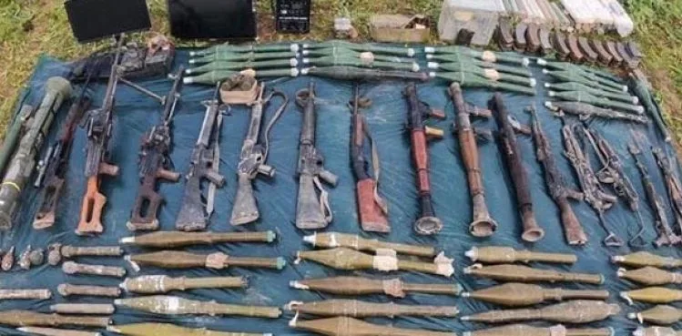 MSB: Irak'ın kuzeyinde PKK'ya ait çok sayıda silah, mühimmat ele geçirildi