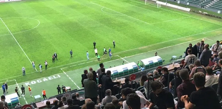 TFF temsilcisi müsaade etmedi, maç 15 dakika geç başladı