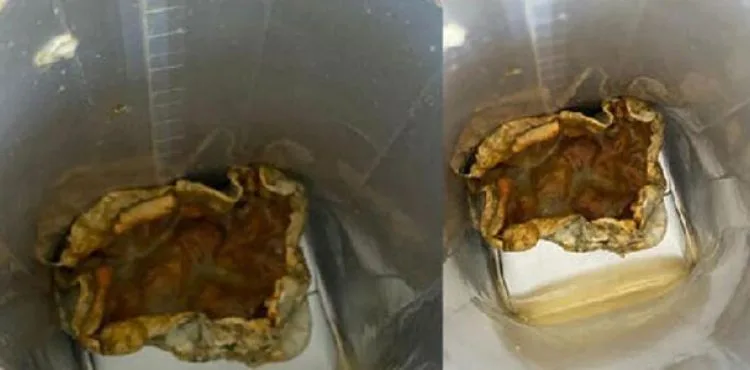 'Bardağa dökerek için'