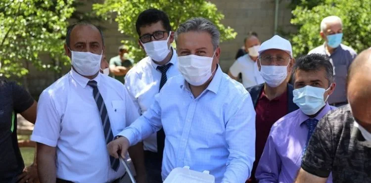 Dr. Mustafa Palancıoğlu, Turan Mahallesi geleneksel “Yağmur ve şükür Duası” törenine katıldı.