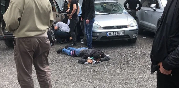 Bakırköy Adalet Sarayı karşısındaki otoparkta silahlı kavga