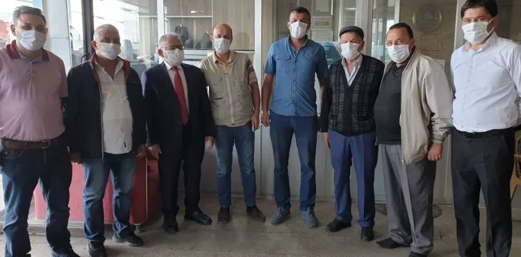 BAŞKAN BÜYÜKKILIÇ, YENİ HAL ESNAFINI ZİYARET ETTİ
