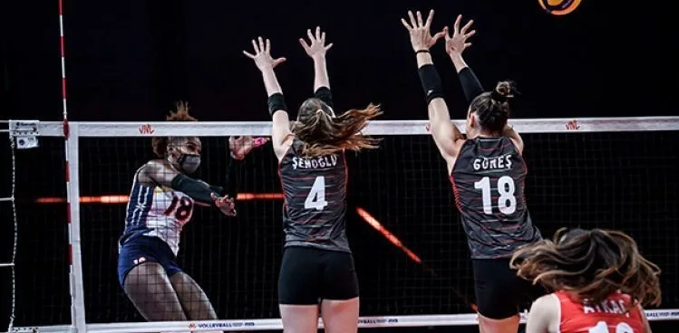 A Milli Kadın Voleybol Takımı, Milletler Ligi'nde ilk mağlubiyetini aldı