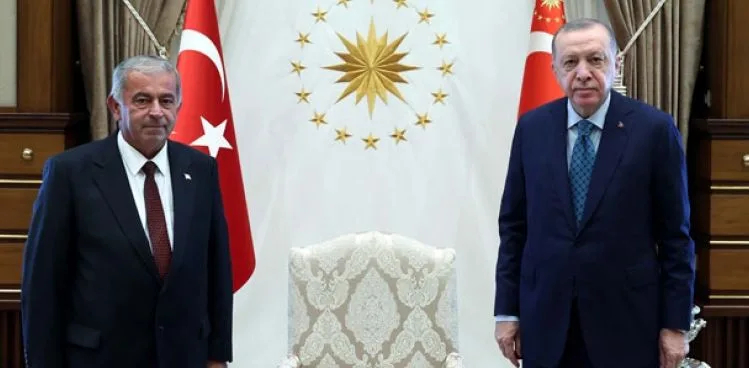Erdoğan, KKTC Cumhuriyet Meclisi Başkanı Sennaroğlu'nu kabul etti