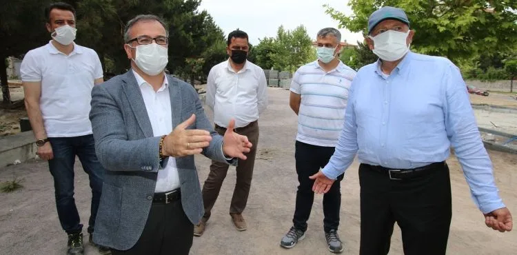 15 TEMMUZ ŞEHİTLER PARKINDA HUMMALI ÇALIŞMA