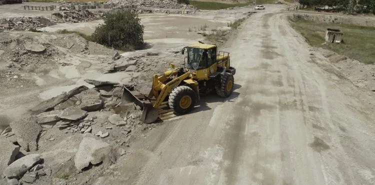 BAŞAKPINAR SANAYİ SİTESİ YOLU YENİLENİYOR