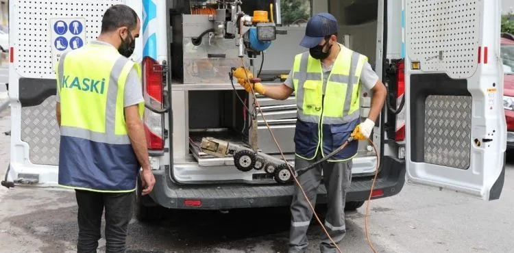 KASKİ, ALTYAPI HATLARINI ‘GÖRÜNTÜLEME ROBOTU’ İLE KONTROL ALTINDA TUTUYOR