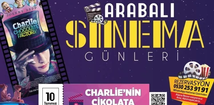 MELİKGAZİ'DE "ARABALI SİNEMA GÜNLERİ" BAŞLIYOR