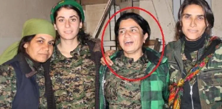 Kayseri'de yakalanan PKK'nın kadın sorumlusunun örgüt fotoğrafları ortaya çıktı