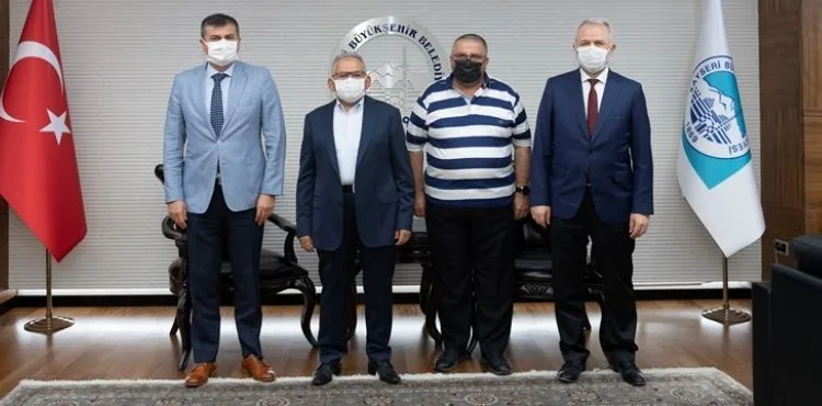 HAYIRSEVER BAŞKANA TEŞEKKÜR ZİYARETİ