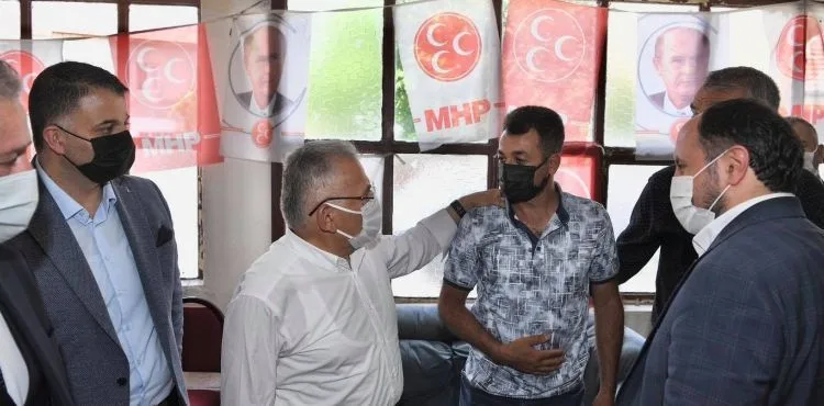 BAŞKAN BÜYÜKKILIÇ’TAN İLÇE İLÇE “BAYRAM” ZİYARETİ