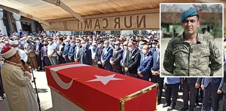 Şehit Uzman Çavuş Çelebi, son yolculuğuna uğurlandı