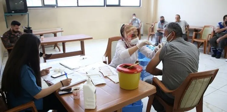 MELİKGAZİ BELEDİYE PERSONELİNE 2. DOZ AŞILAMA BAŞLADI