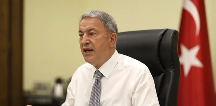 Bakan Akar: Yunanistan'ın hukuk dışı ve saldırgan söylemlerinden vazgeçmelerini bekliyoruz