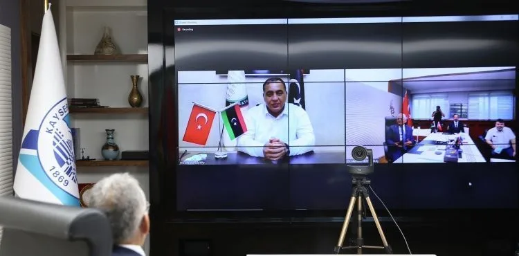İKİ KARDEŞ ŞEHRİN BAŞKANLARI, VİDEO KONFERANS İLE BULUŞTU