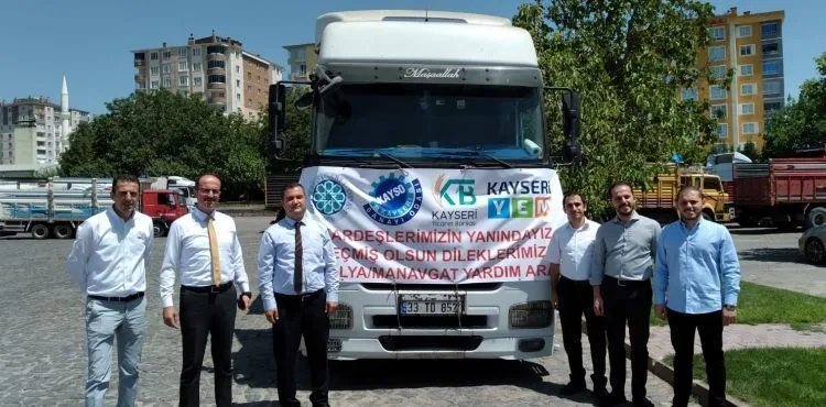 KTO, KAYSO VE KTB’DEN ORMAN YANGINI MAĞDURLARINA DESTEK!