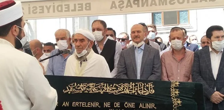 Süleyman Soylu'nun amcası son yolculuğuna uğurlandı