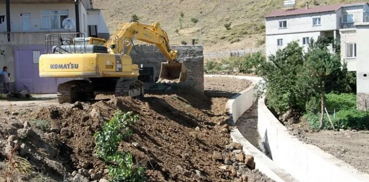 CEBİR MAHALLESİ'NDE DERE YATAĞI ISLAHI