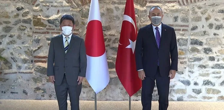 ÇAVUŞOĞLU, JAPONYA DIŞİŞLERİ BAKANI İLE GÖRÜŞTÜ