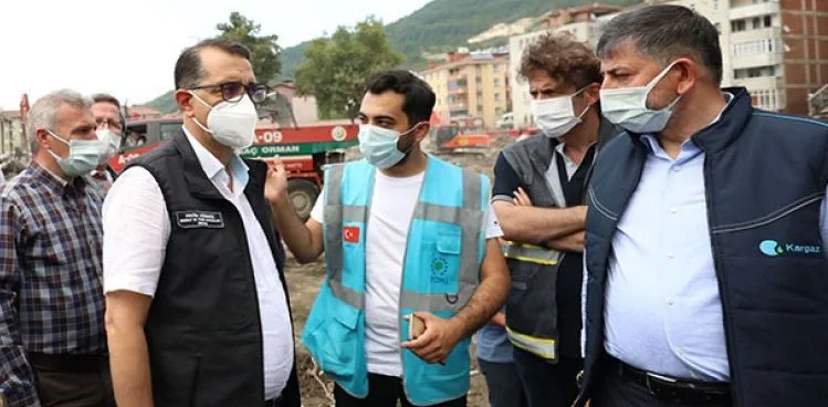 BAKAN DÖNMEZ: BOZKURT'A DOĞAL GAZ İÇİN İLK ADIMI ATTIK