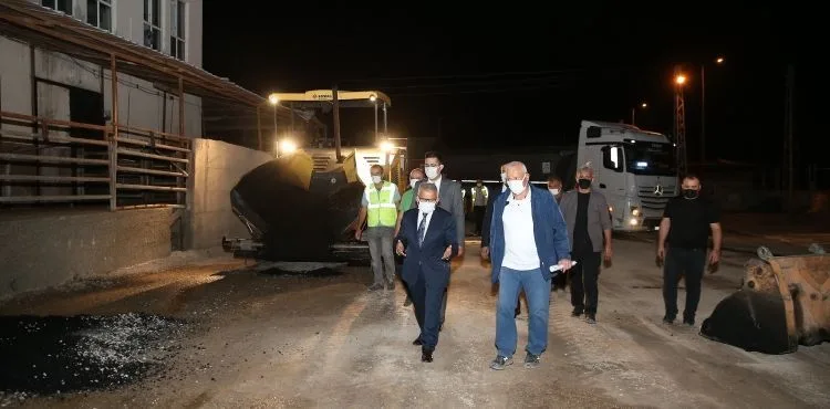 BAŞKAN BÜYÜKKILIÇ’IN GECE MESAİSİ