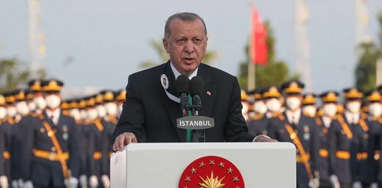 CUMHURBAŞKANI ERDOĞAN MSÜ DENİZ VE HAVA HARP OKULU DİPLOMA TÖRENİNE KATILDI