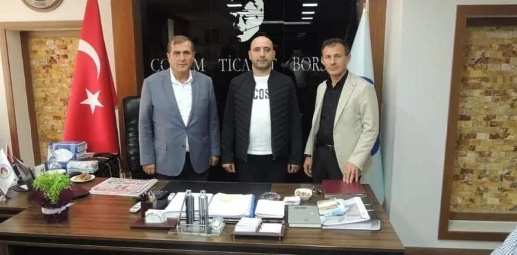 KTB BAŞKANI BAĞLAMIŞ’DAN ÇORUM TİCARET BORSASINA ZİYARET