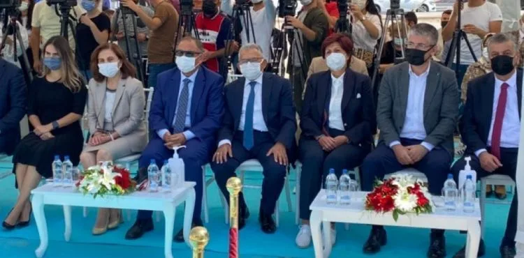 BAŞKAN ÇOPUROĞLU, TEMEL ATMA VE AÇILIŞ TÖRENİNE KATILDI
