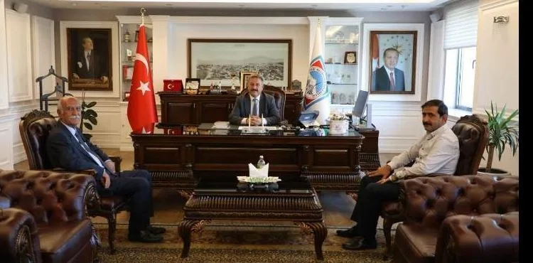 CEM EVİ BAŞKANI ABBAS TAN'DAN BAŞKAN PALANCIOĞLU'NA ZİYARET