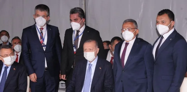 BAŞKAN BÜYÜKKILIÇ, KIRŞEHİR’DE CUMHURBAŞKANI ERDOĞAN İLE GÖRÜŞTÜ