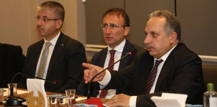 BAŞKAN YALÇIN MÜSİAD'DA PROJE VE YATIRIMLARI ANLATTI