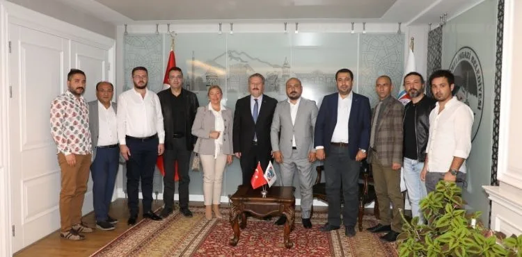 MAKİNA MÜHENDİSLERİ ODASI’NDAN BAŞKAN PALANCIOĞLU’NA ZİYARET
