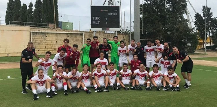 U17 Milli Futbol Takımı, Malta'yı 6-1 yendi