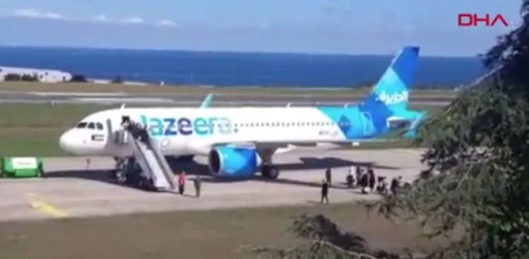 BOMBA İHBARI YAPILAN UÇAK TRABZON HAVALİMANI’NA ACİL İNİŞ YAPTI