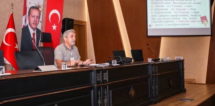 TALAS’TA İŞ GÜVENLİĞİ EĞİTİMLERİ DEVAM EDİYOR