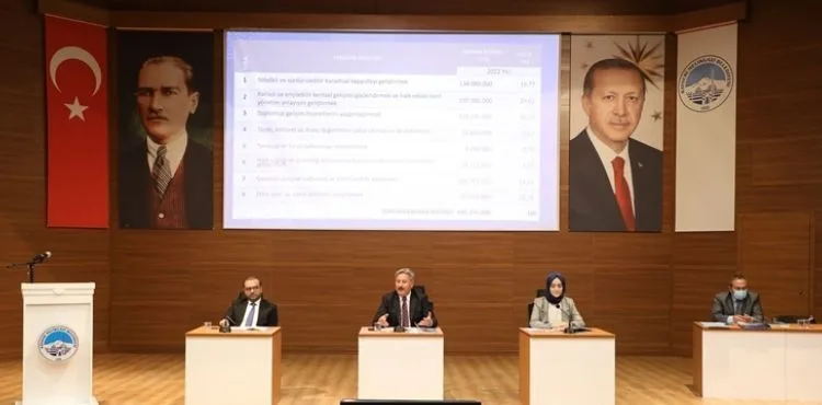 MELİKGAZİ BELEDİYESİ'NİN 2022 YILI BÜTÇESİ 750 MİLYON TL