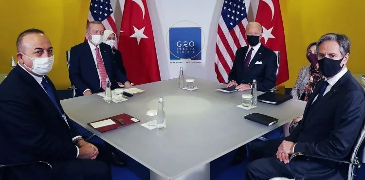 Cumhurbaşkanı Erdoğan, Joe Biden görüşmesi sona erdi