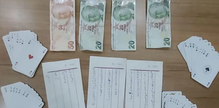 Kumar oynayan şahıslar yakalandı