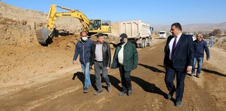 BAŞKAN YALÇIN KEPEZ YENİ YOLU İNCELEDİ