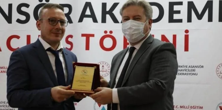 BAŞKAN PALANCIOĞLU, “ASANSÖR AKADEMİSİ” AÇILIŞINA KATILDI