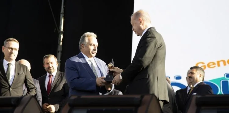 ‘GENÇ TALAS’A CUMHURBAŞKANI ERDOĞAN’DAN ÖDÜL