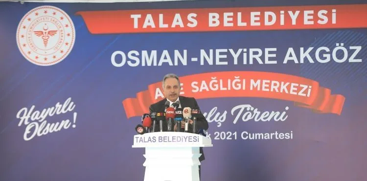 TALAS OSMAN-NEYİRE AKGÖZ ASM HİZMETE GİRDİ