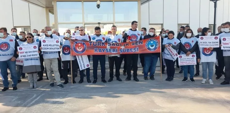 Türk Sağlık-Sen Kayseri Şube Başkanı Kamil Ünal : "Zamlardan Tüm Sağlık Personelleri Faydalansın"