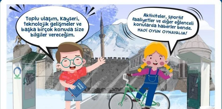BÜYÜKŞEHİR ULAŞIM A.Ş. ‘HUNAT’ VE ‘SİNAN’ ADLI SEVİMLİ KARAKTERLER İLE HALKI BİLGİLENDİRECEK