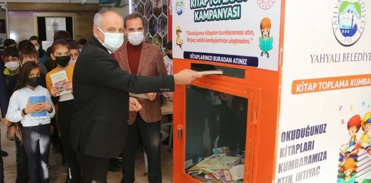 YAHYALI BELEDİYESİ’NDEN KİTAP TOPLAMA KAMPANYASI