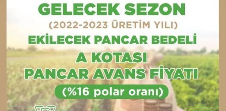 KAYSERİ ŞEKER ÇİFTÇİNİN YÜZÜNÜ GÜLDÜRDÜ