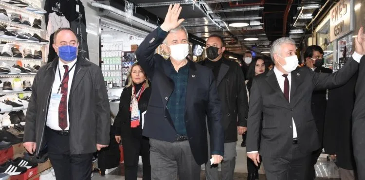 Mansur Yavaş Kayseri'de Esnaf Ziyaretinde Bulundu