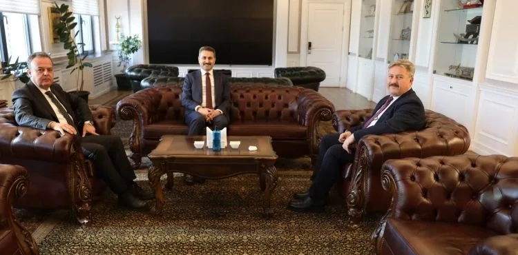 TOKAT BELEDİYE BAŞKANINDAN BAŞKAN PALANCIOĞLU'NA ZİYARET