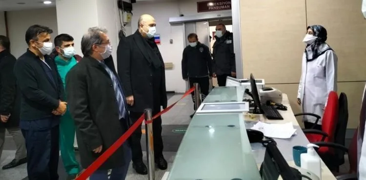 Benli'den sağlık çalışanlarına yılbaşı ziyareti